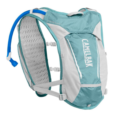 CHALECO RUNNING WOMEN CIRCUIT VEST 1 1/5L AQUA SEA/SILVER
