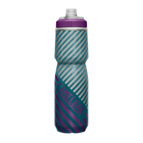 BOTELLA HIDRATACION 700ML CAMELBACK PODIUM CHILLI OUTDOOR TEAL STRIPE